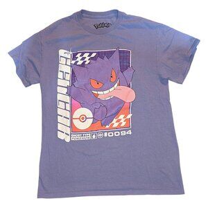 Gengar Pokémon Tee #0094 Ghost Type Purple T-Shirt Anime Gamer Style Graphic Top
